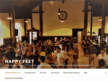 Tablet Screenshot of happy-feet.org